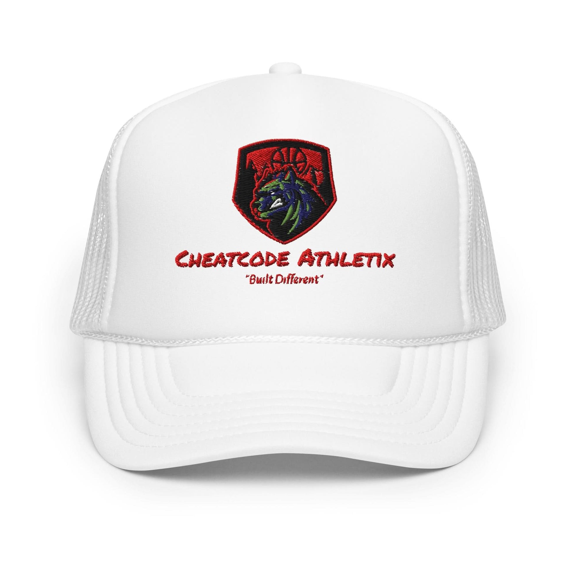 Built Different Logo Trucker Hat - Cheatcode Athletix