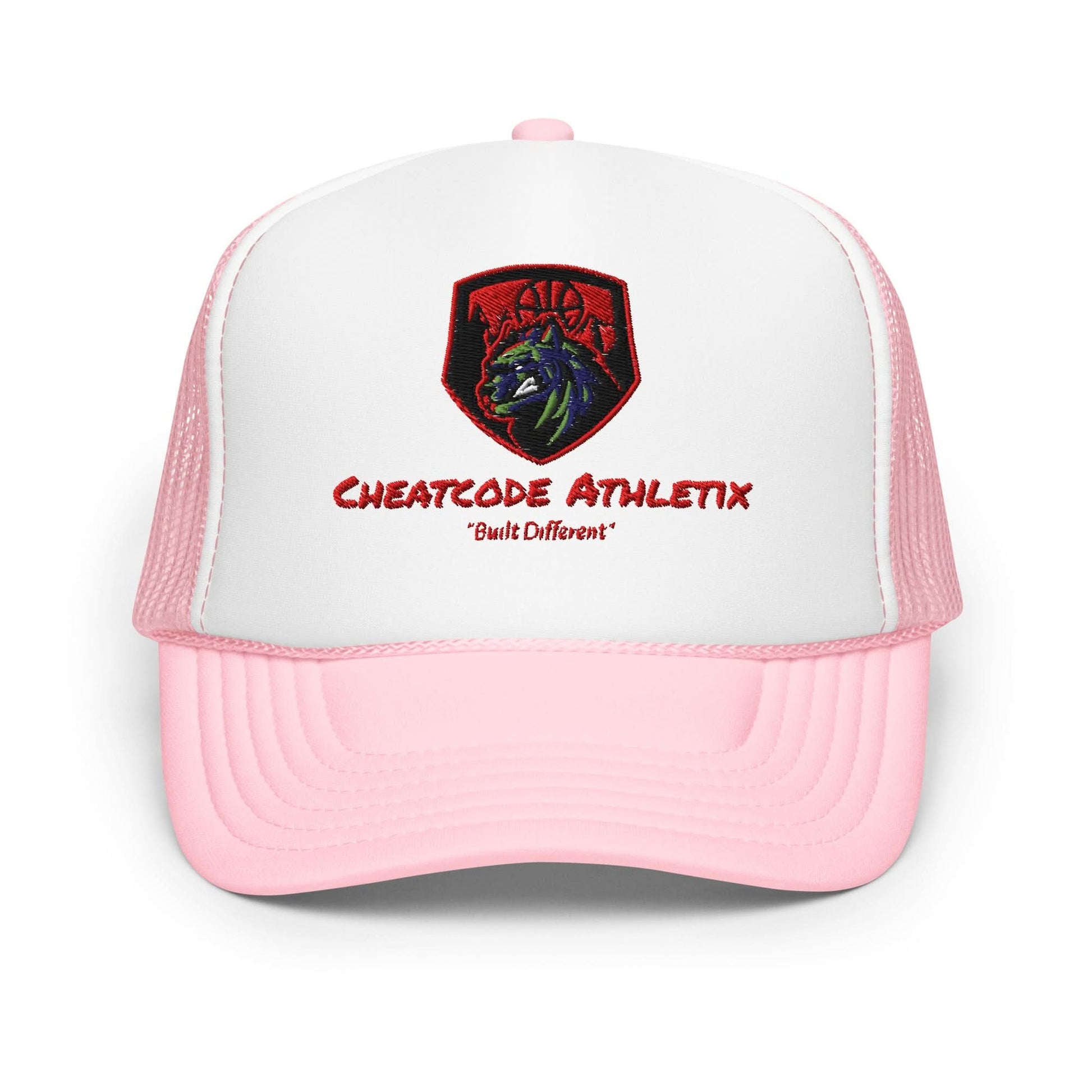 Built Different Logo Trucker Hat - Cheatcode Athletix