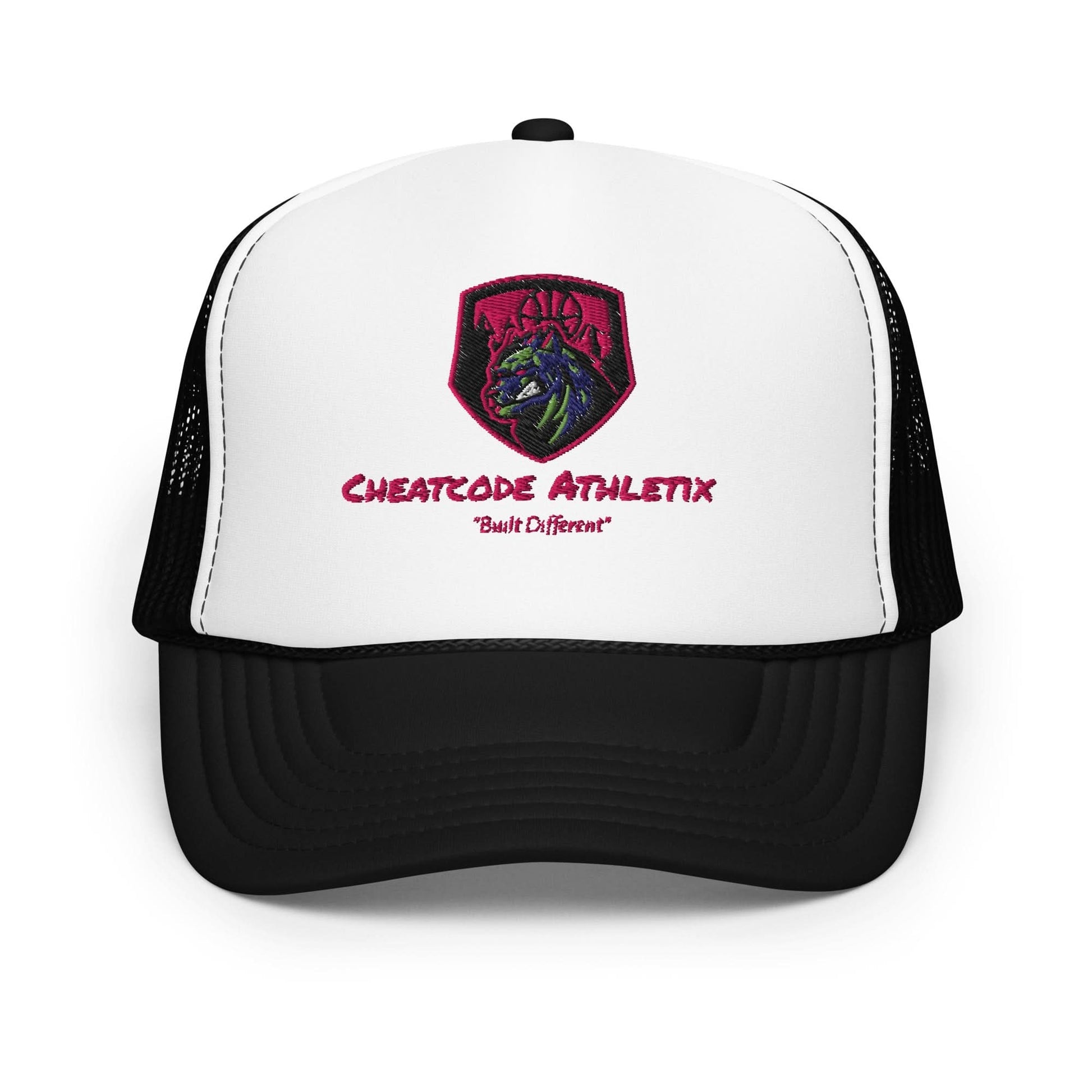 Built Different Logo Trucker Hat - Cheatcode Athletix