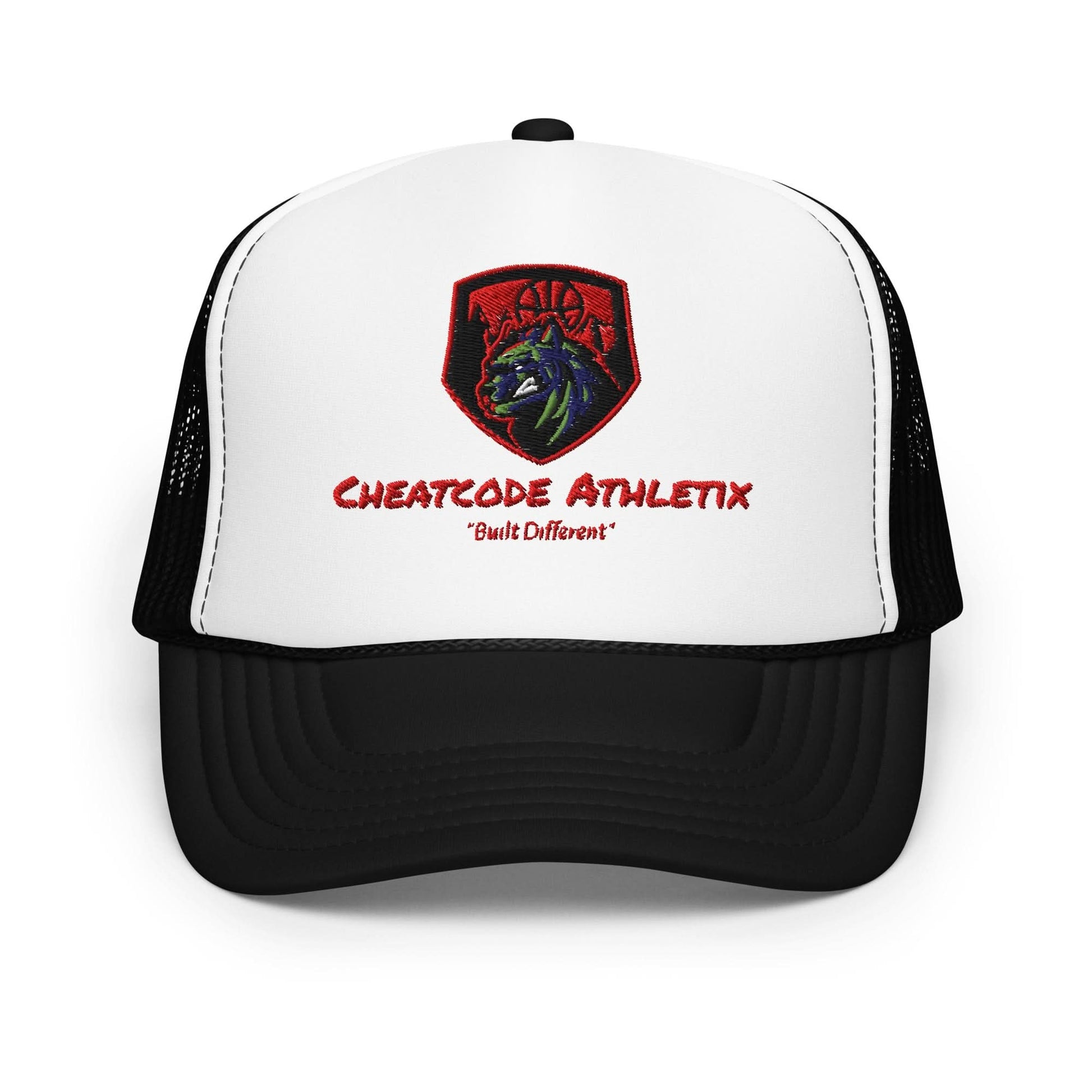 Built Different Logo Trucker Hat - Cheatcode Athletix