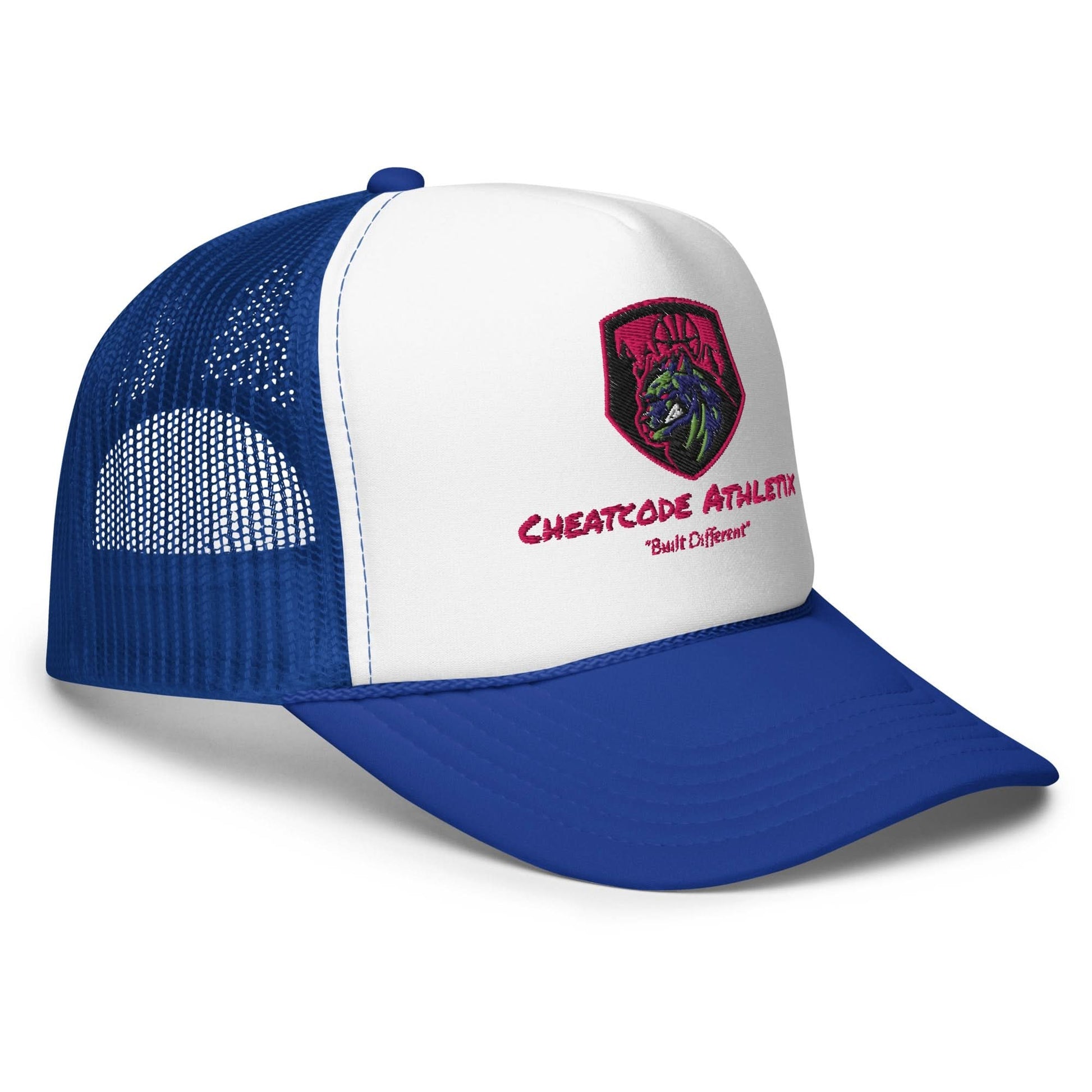 Built Different Logo Trucker Hat - Cheatcode Athletix