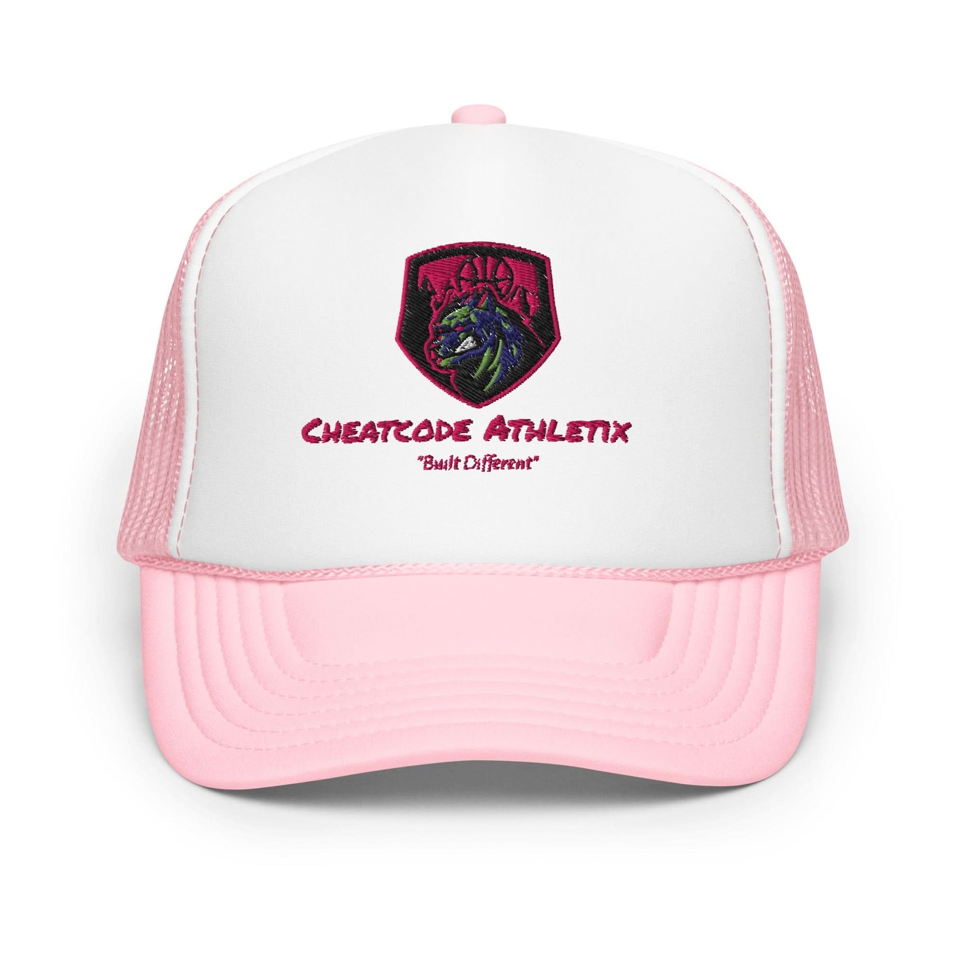 Built Different Logo Trucker Hat - Cheatcode Athletix