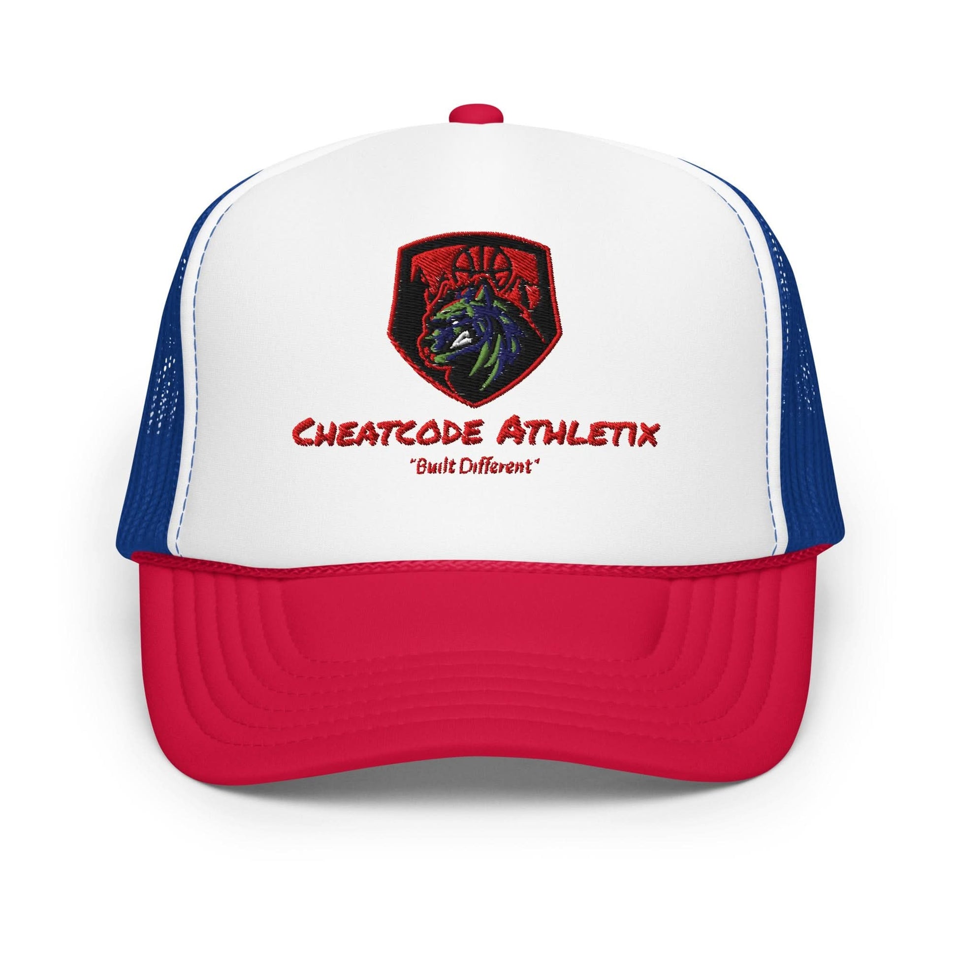 Built Different Logo Trucker Hat - Cheatcode Athletix