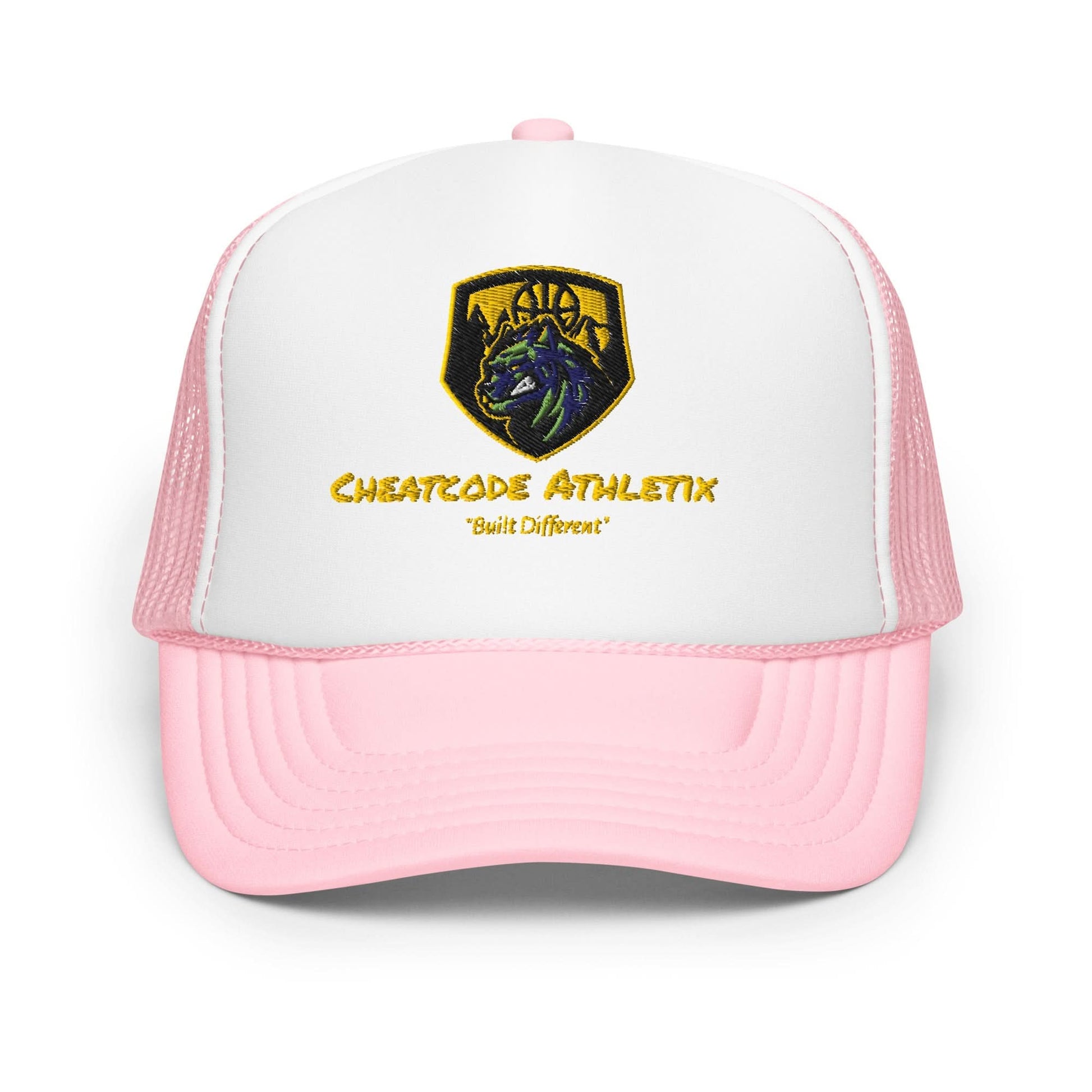 Built Different Logo Trucker Hat - Cheatcode Athletix