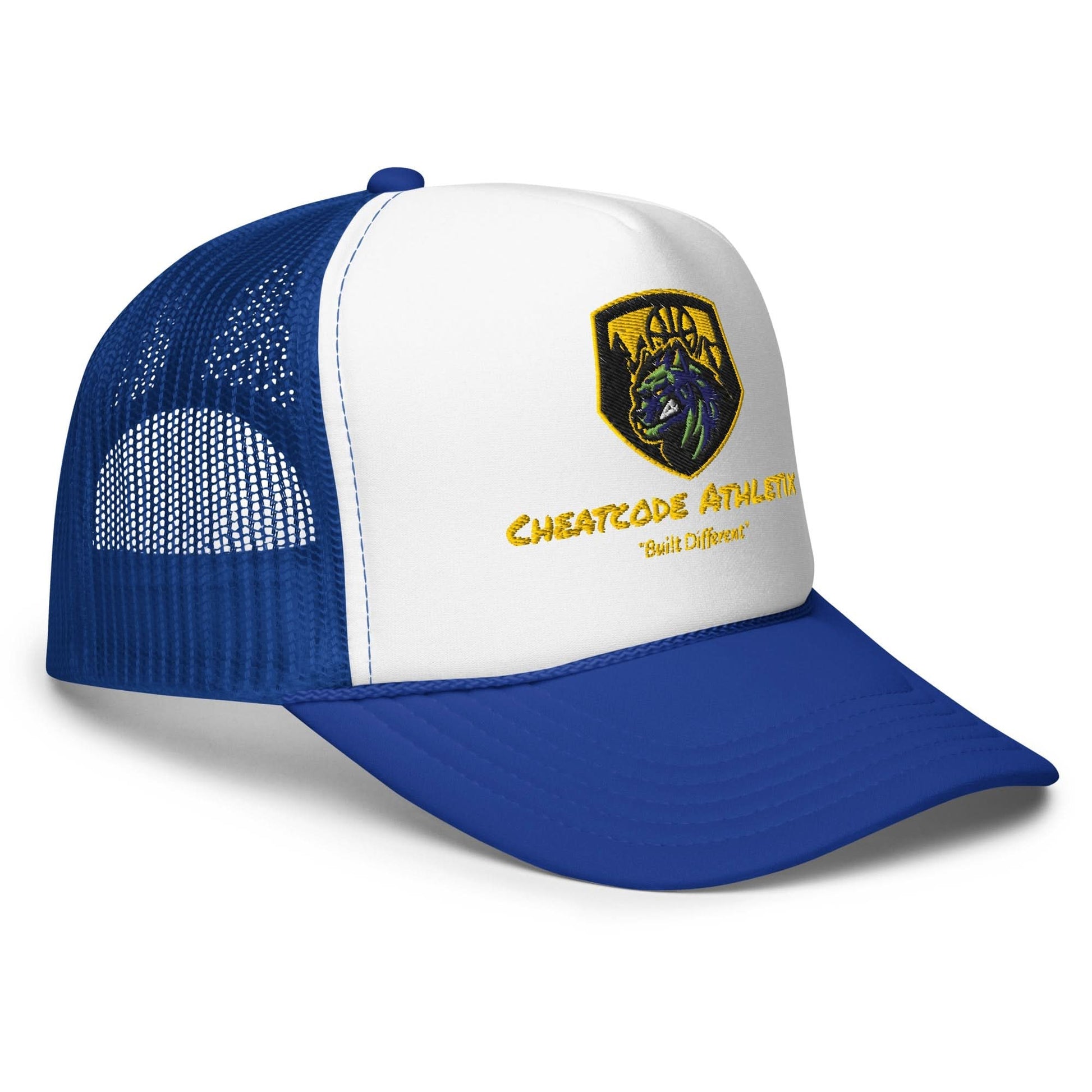 Built Different Logo Trucker Hat - Cheatcode Athletix