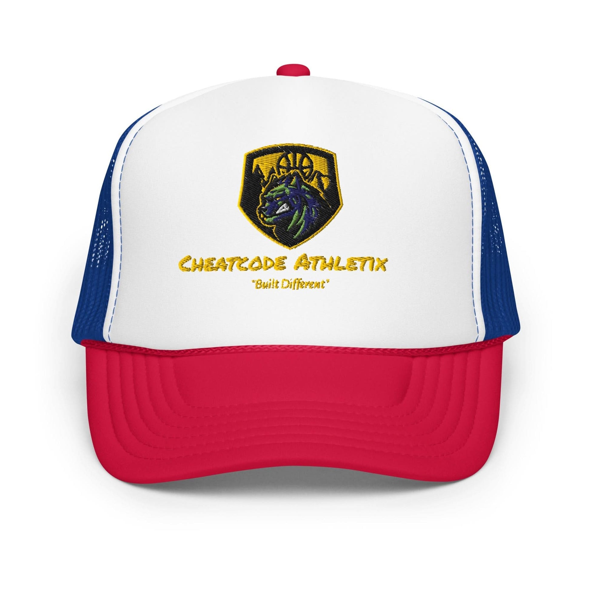 Built Different Logo Trucker Hat - Cheatcode Athletix